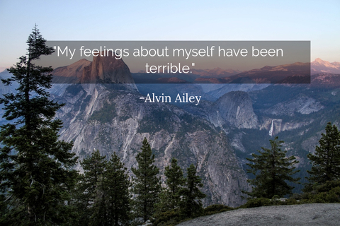 my feelings about myself have been terrible...