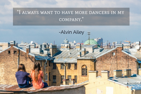 i always want to have more dancers in my company...