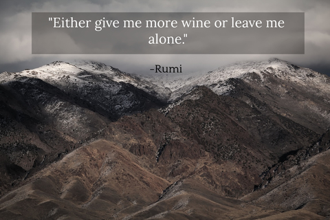 either give me more wine or leave me alone...