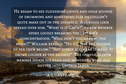 he began to see flickering lights and hear sounds of drumming and something else he...