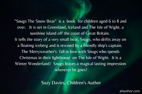 snugs the snow bear is a book for children aged 6 to 8 and over it is set in...