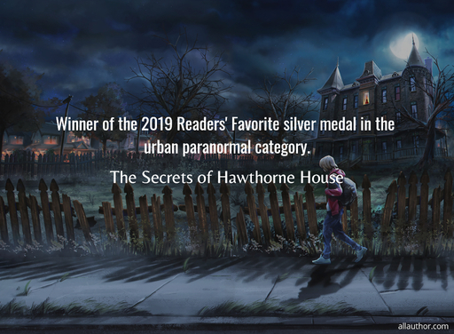 winner of the 2019 readers favorite silver medal in the urban paranormal category...