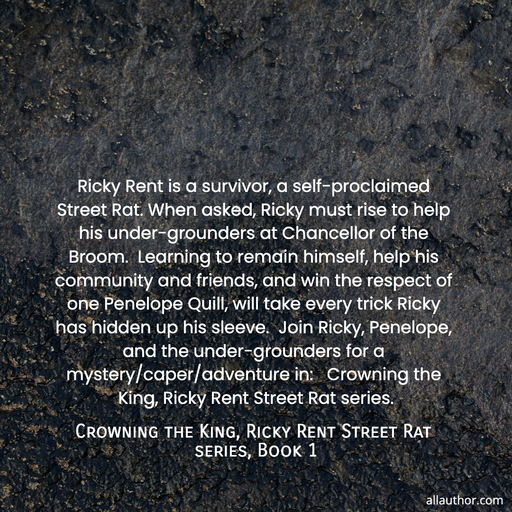 ricky rent is a survivor a self proclaimed street rat when asked ricky must rise to...