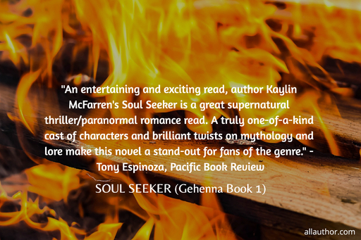 an entertaining and exciting read author kaylin mcfarrens soul seeker is a great...