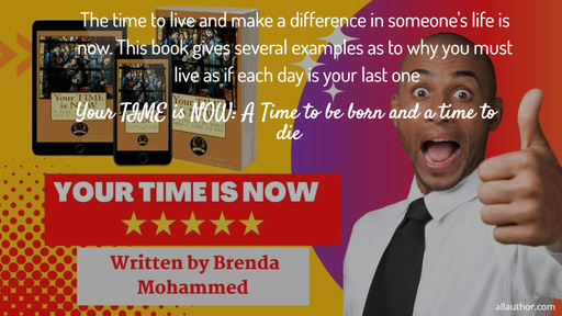 the time to live and make a difference in someones life is now this book gives several...