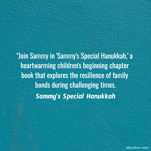  join sammy in sammys special hanukkah a heartwarming childrens beginning...