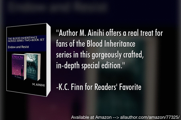 "Author M. Ainihi offers a real treat for fans...... review gif