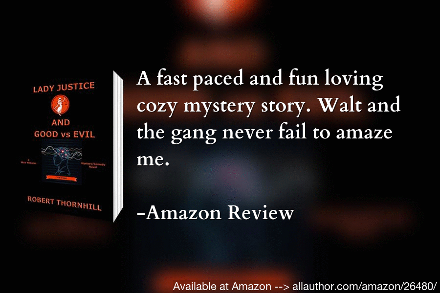 A fast paced and fun loving cozy mystery story....... review gif